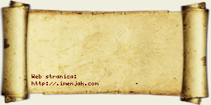 Una Janičijević vizit kartica